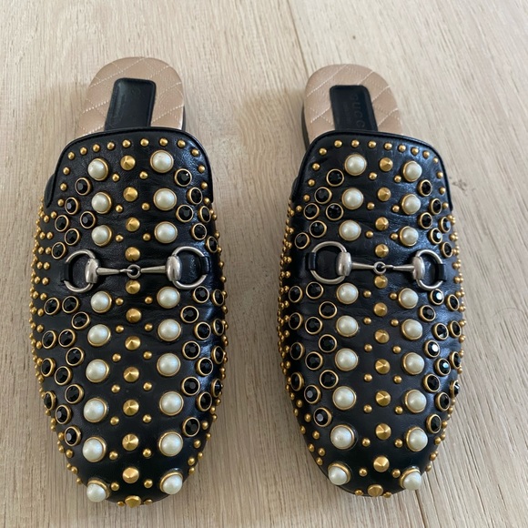 Gucci Shoes - Gucci Princeton Studded slipper